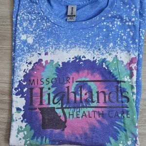 Gildan Multicolor Tie-Dye Missouri Highlands Healthcare Logo. ** Sold***